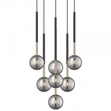 Φωτιστικό Κρεμαστό 7xG9 230V σε Ράγα Μαύρο ARCTURUS 003064-028113